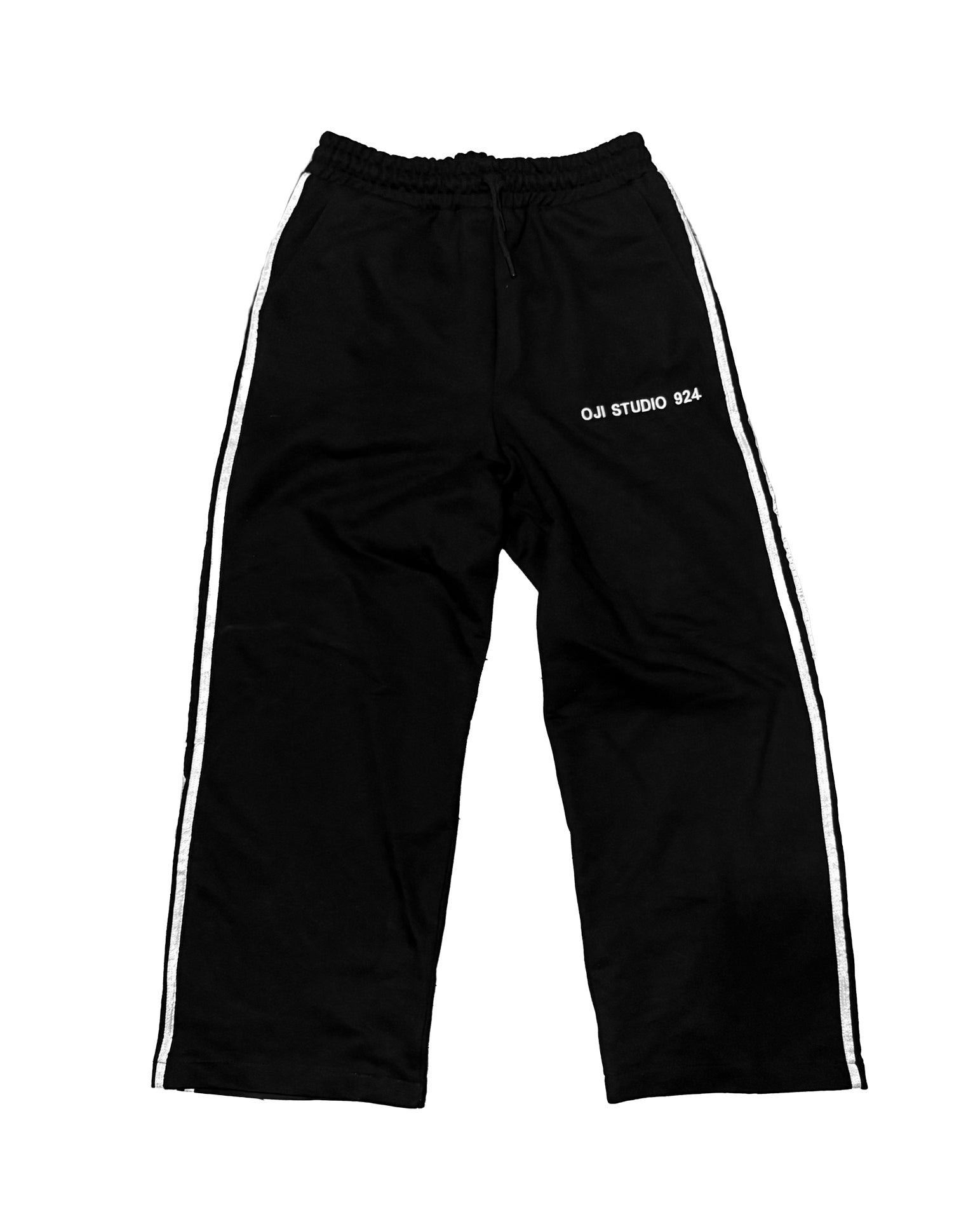 4 STRIPES SWEATPANTS BLACK